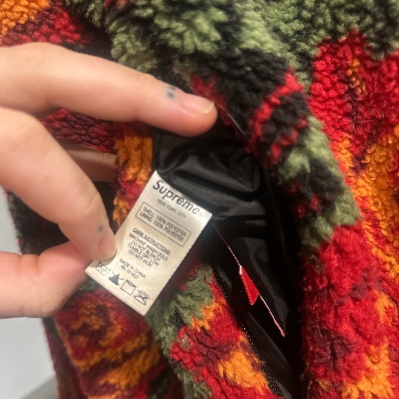 Supreme Roses Reversable Fleece Jacket - Picture 4 of 4